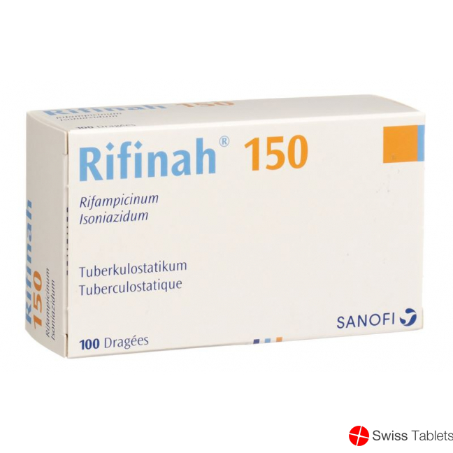 RIFINAH drag 150/100 mg 100 pce