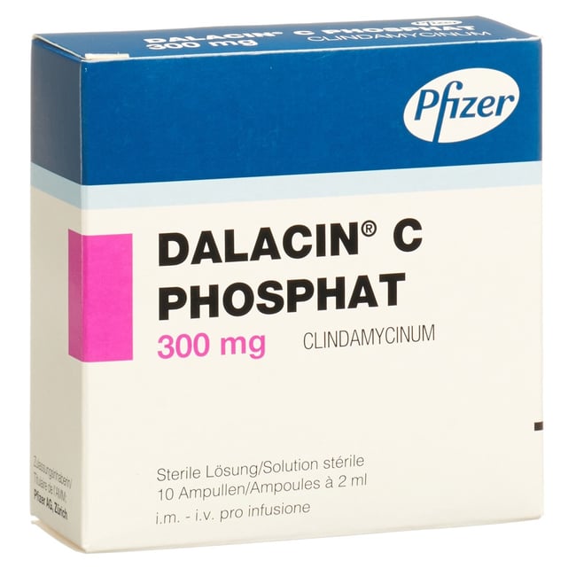 DALACIN C Phosphat sol inj 300 mg amp 2 ml