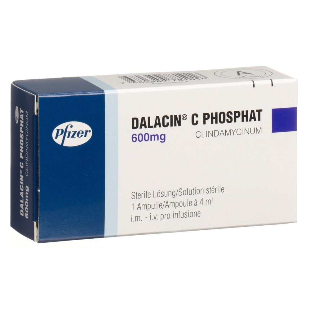DALACIN C Phosphat sol inj 600 mg amp 4 ml