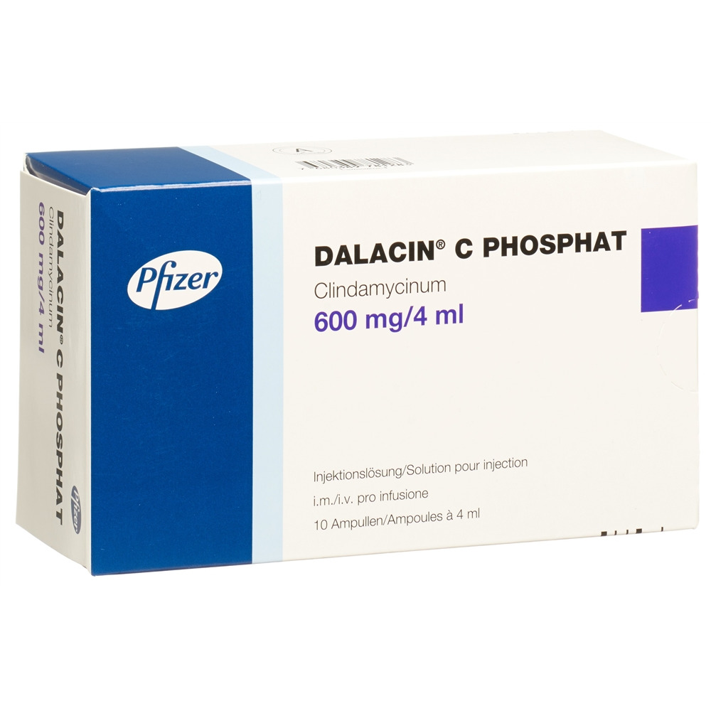 DALACIN C Phosphat sol inj 600 mg amp 4 ml