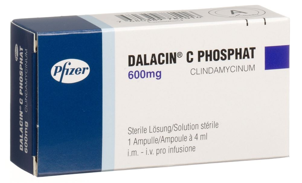 DALACIN C Phosphat sol inj 600 mg amp 4 ml