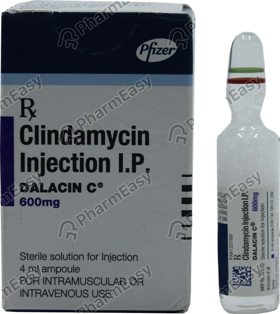 DALACIN C Phosphat sol inj 600 mg 10 amp 4 ml