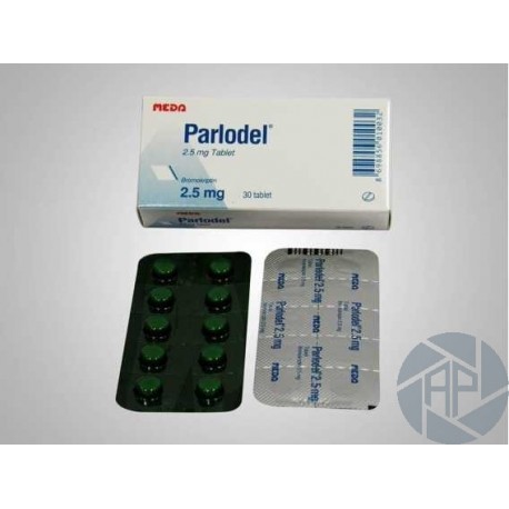 PARLODEL cpr 2.5 mg fl 30 pce