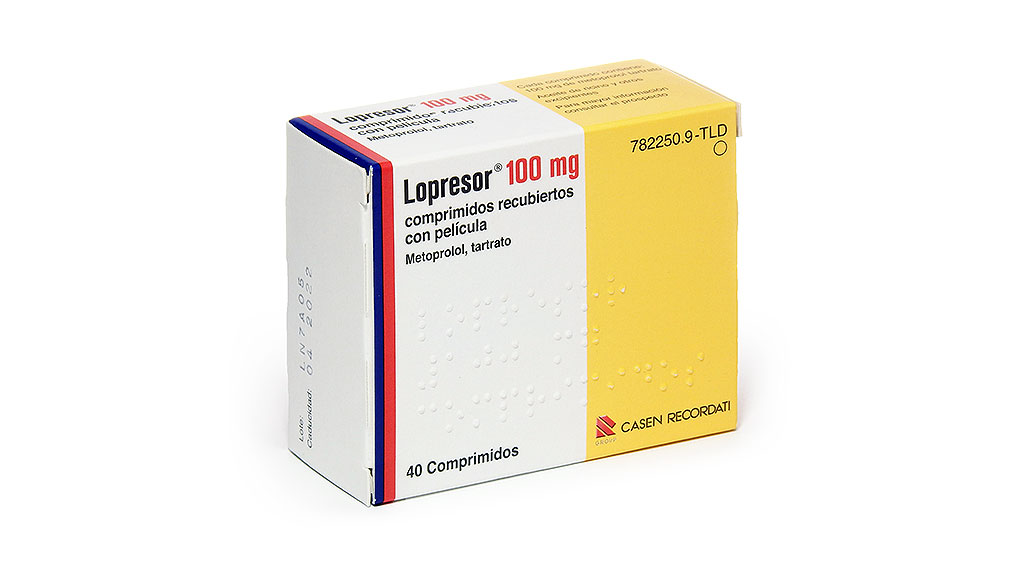 LOPRESOR cpr pell 100 mg 40 pce