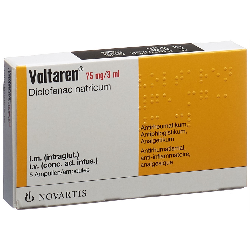 VOLTARENE 75 mg/3ml i.m./i.v. 5 amp 3 ml