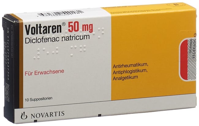 VOLTARENE supp 50 mg adult 10 pce