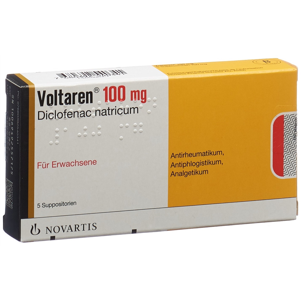 Voltaren 100, Suppositorien