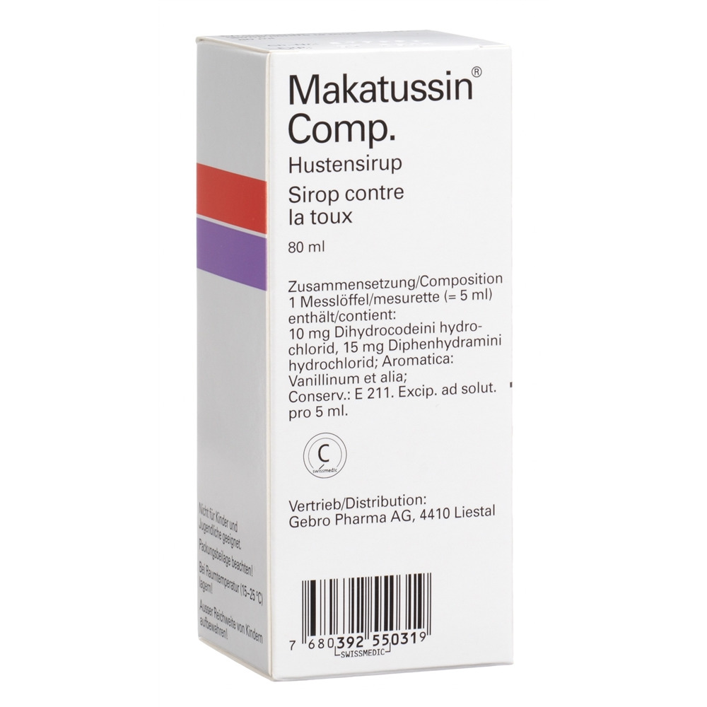 Makatussin Comp., Hustensirup
