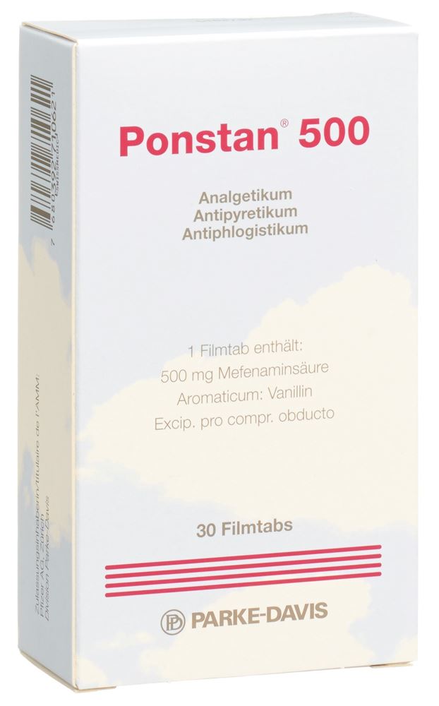 PONSTAN cpr pell 500 mg 30 pce
