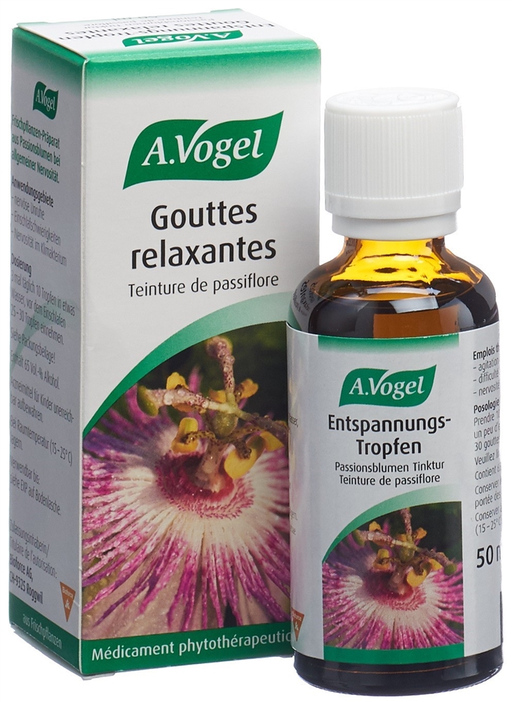 A.Vogel Gouttes relaxantes, liquide oral gtt 50 ml