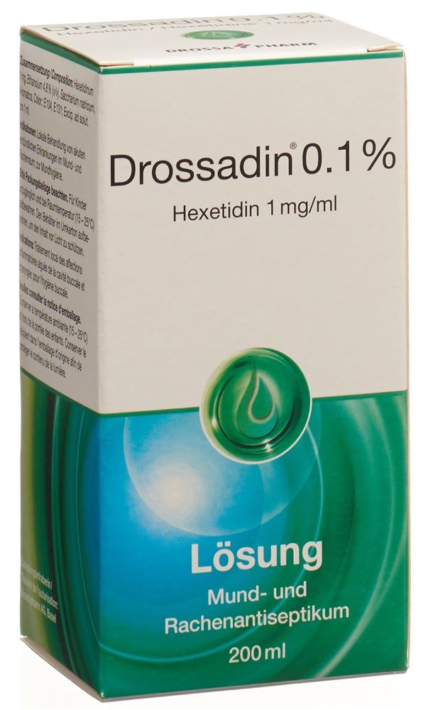 DROSSADIN sol 0.1 % fl 200 ml