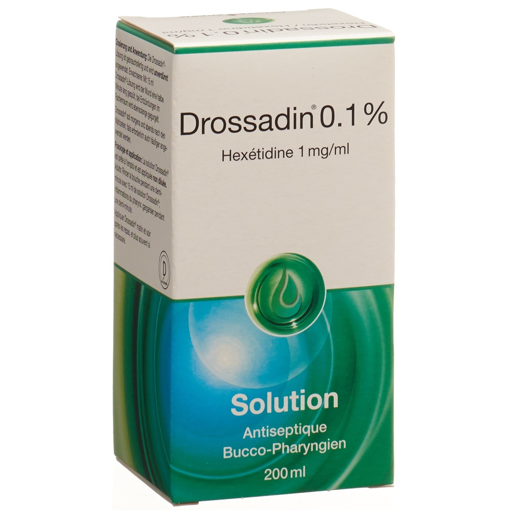DROSSADIN sol 0.1 % fl 200 ml