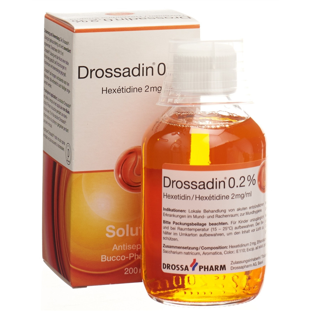 DROSSADIN sol 0.2 % orange fl 200 ml