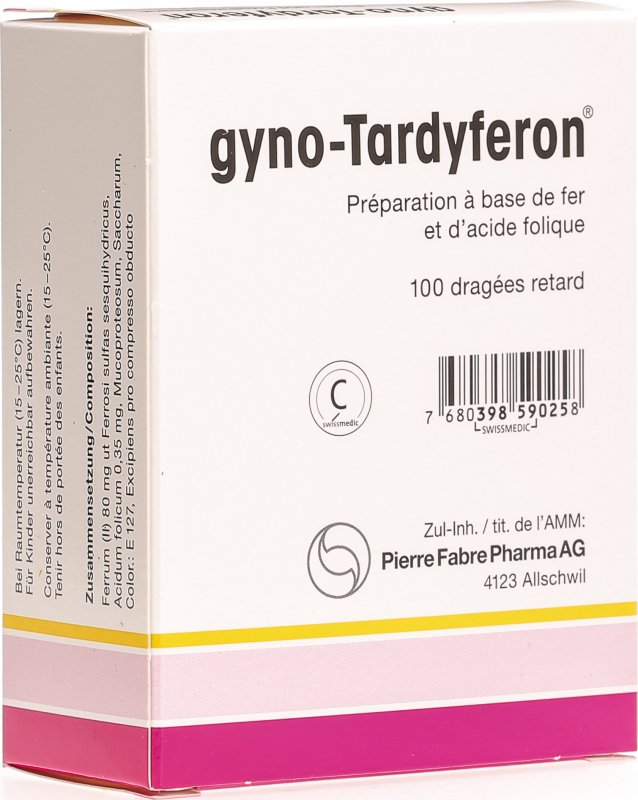GYNO-TARDYFERON cpr ret 100 pce