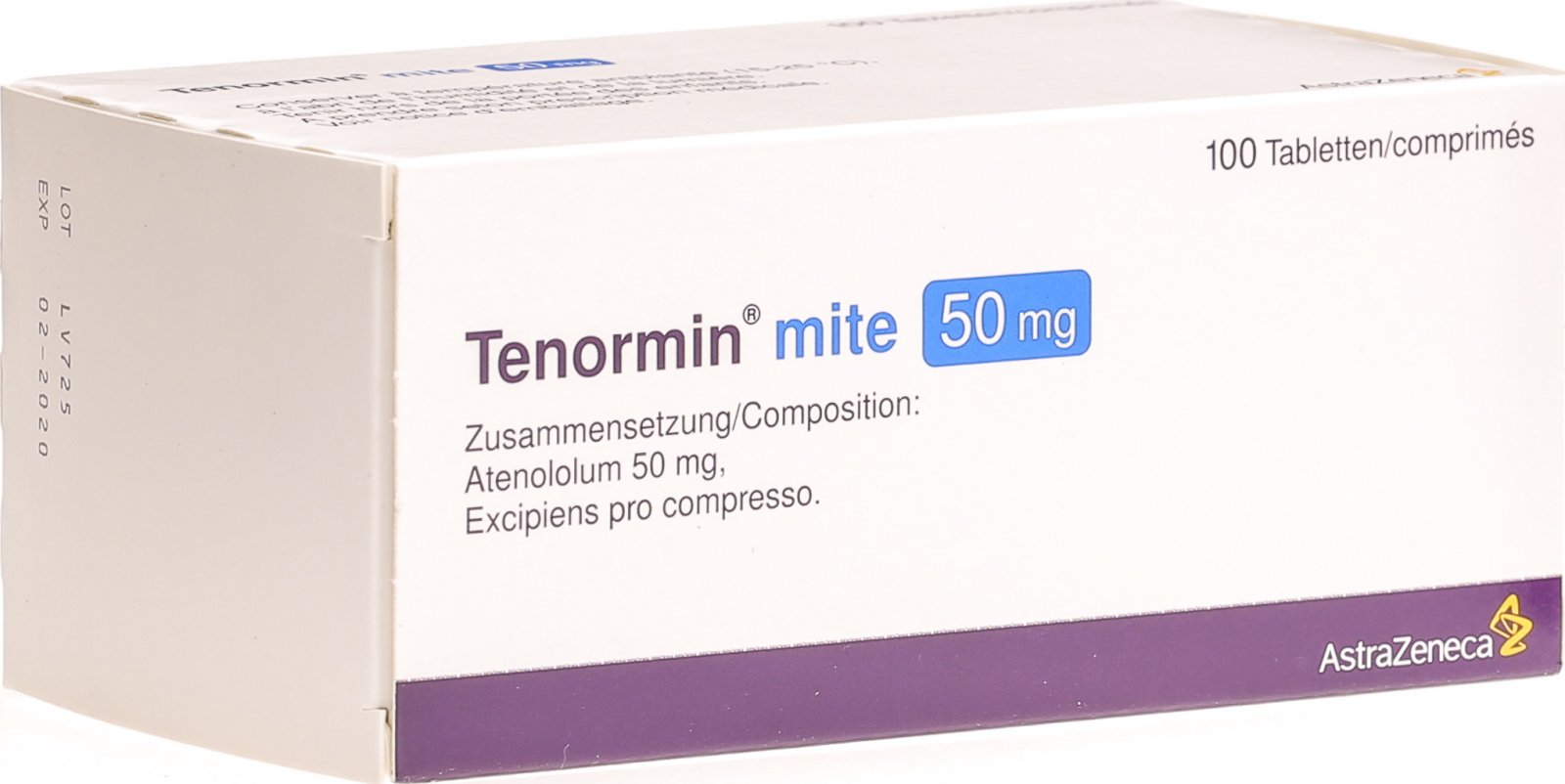 TENORMIN mite cpr 50 mg 100 pce