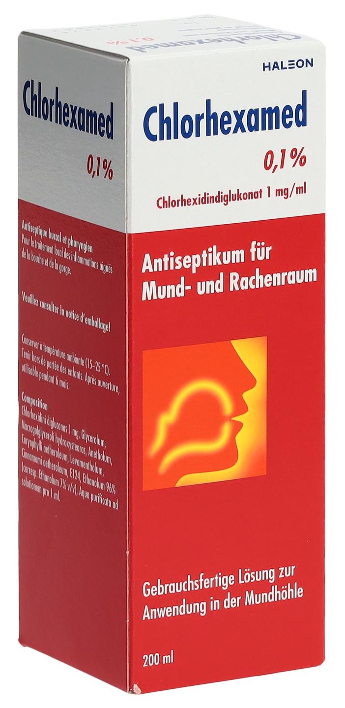 CHLORHEXAMED sol 0.1 % fl 200 ml