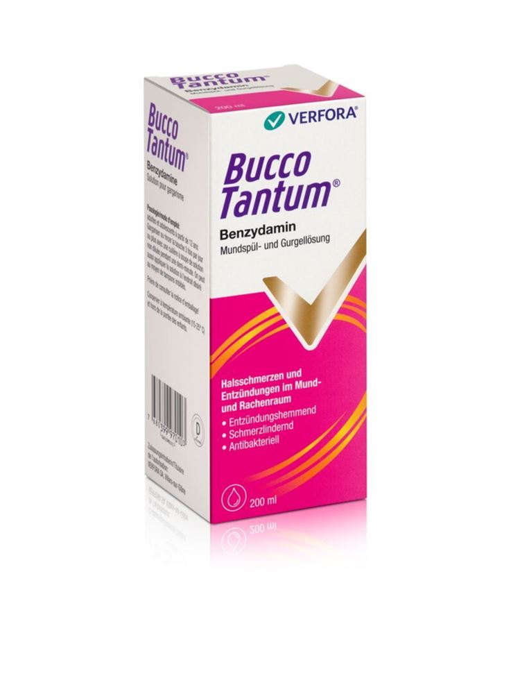 BUCCO TANTUM solution pour gargarisme fl 200 ml