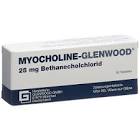 MYOCHOLINE Glenwood cpr 25 mg 50 pce