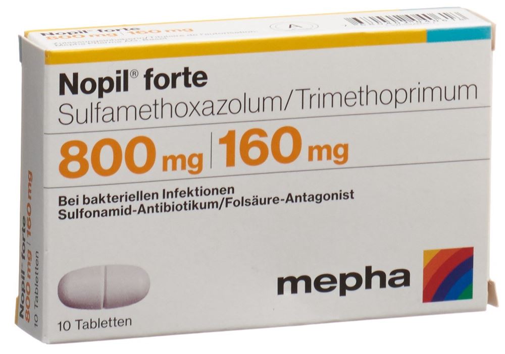 NOPIL forte cpr 800/160mg 10 pce