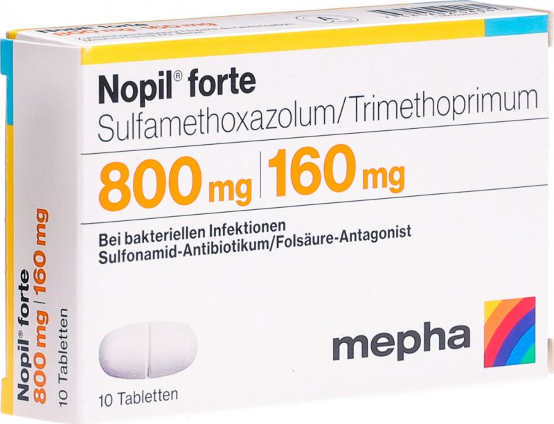 NOPIL forte cpr 800/160mg 50 pce