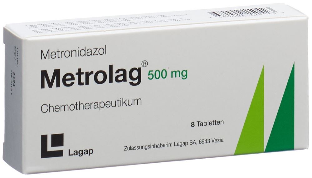 METROLAG cpr 500 mg 8 pce