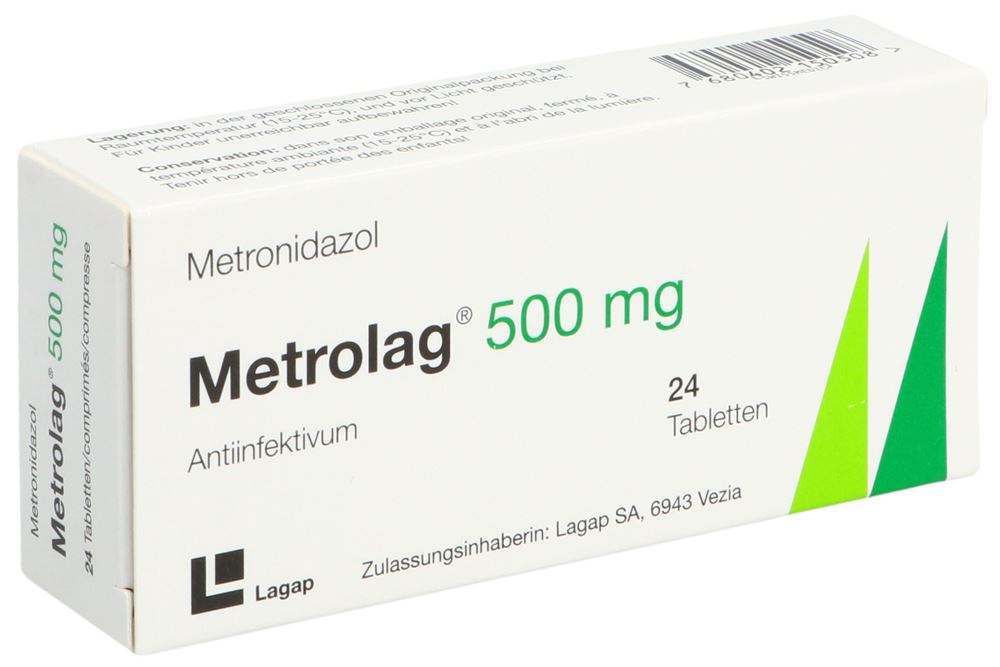METROLAG cpr 500 mg 24 pce