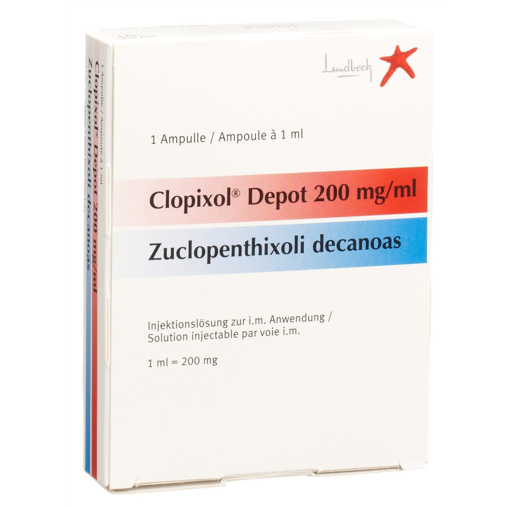 CLOPIXOL Depot sol inj 200 mg/ml amp 1 ml