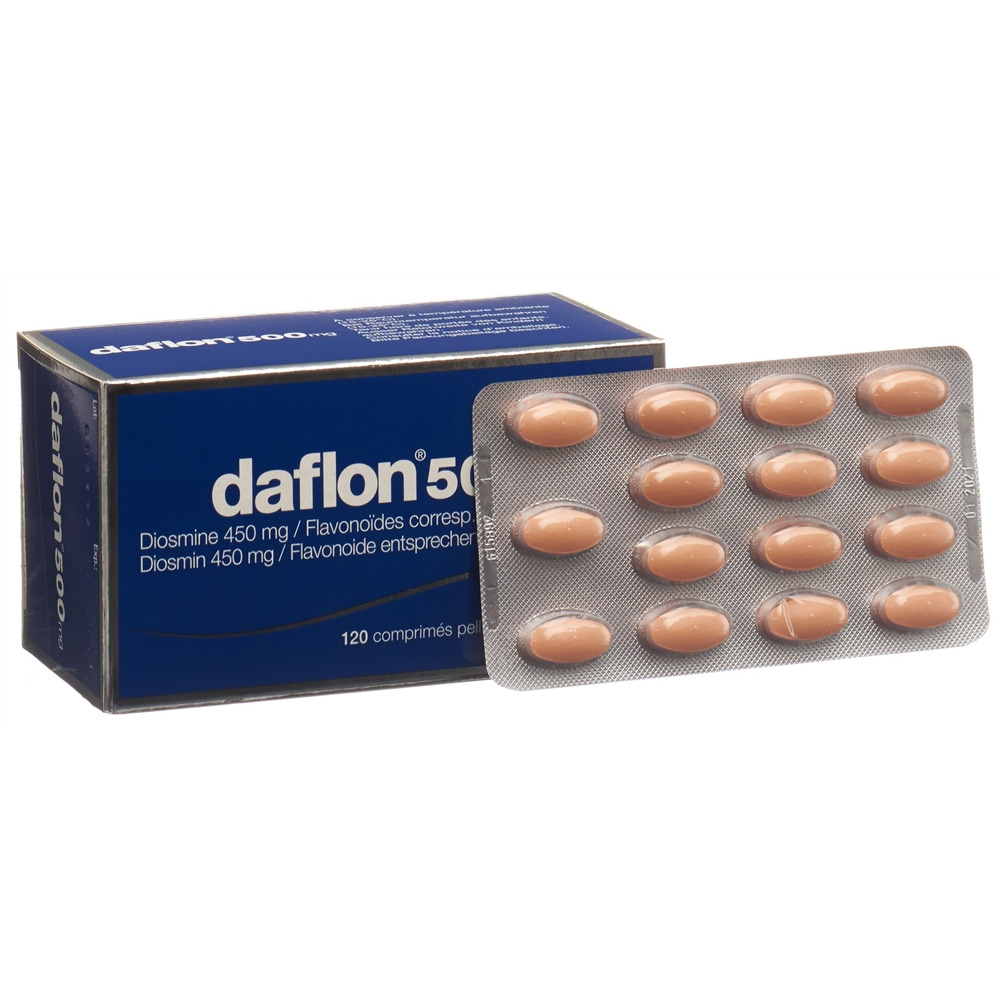 DAFLON cpr pell 500 mg 120 pce