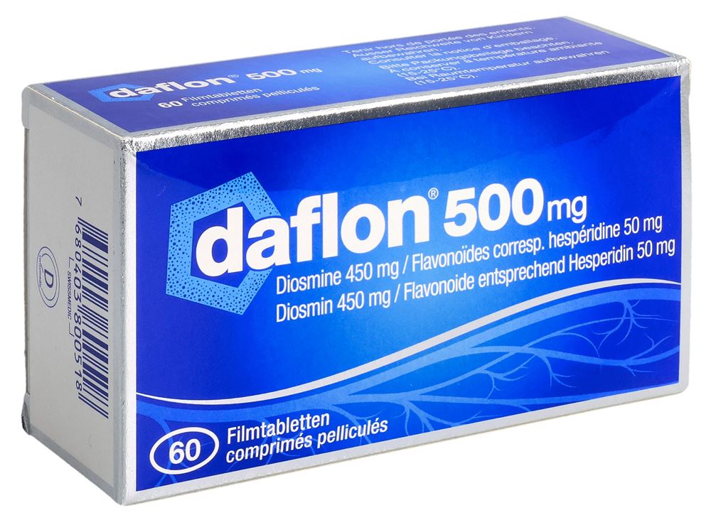DAFLON cpr pell 500 mg 60 pce