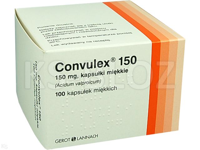 CONVULEX caps 150 mg 100 pce
