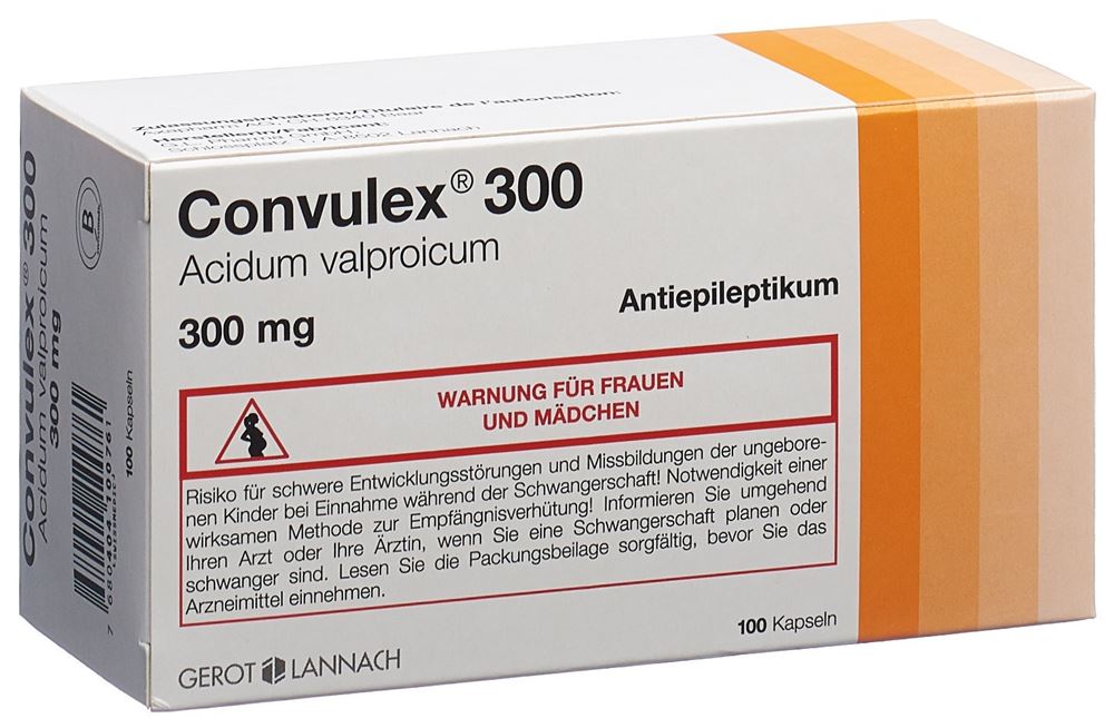 CONVULEX capsules 300 mg 100 pce