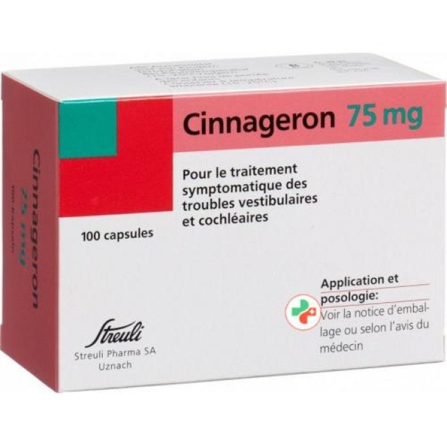 CINNAGERON caps 75 mg 100 pce