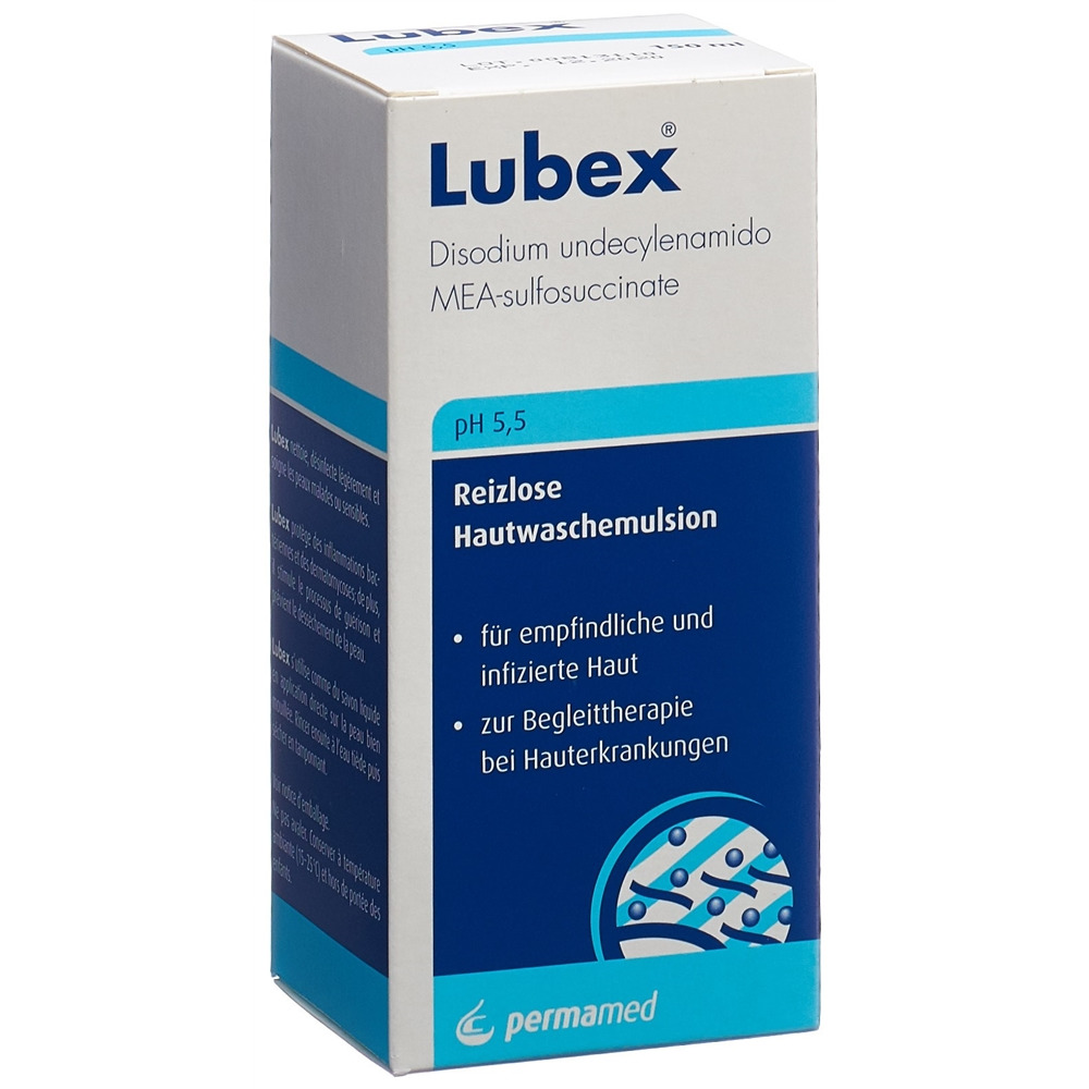LUBEX émulsion lavante pH 5.5 fl 150 ml