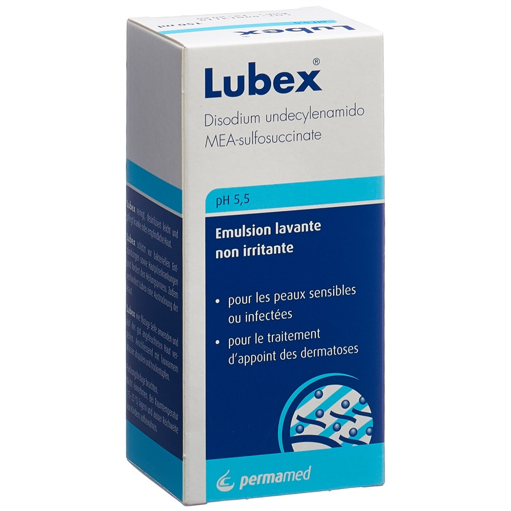 LUBEX émulsion lavante pH 5.5 fl 150 ml