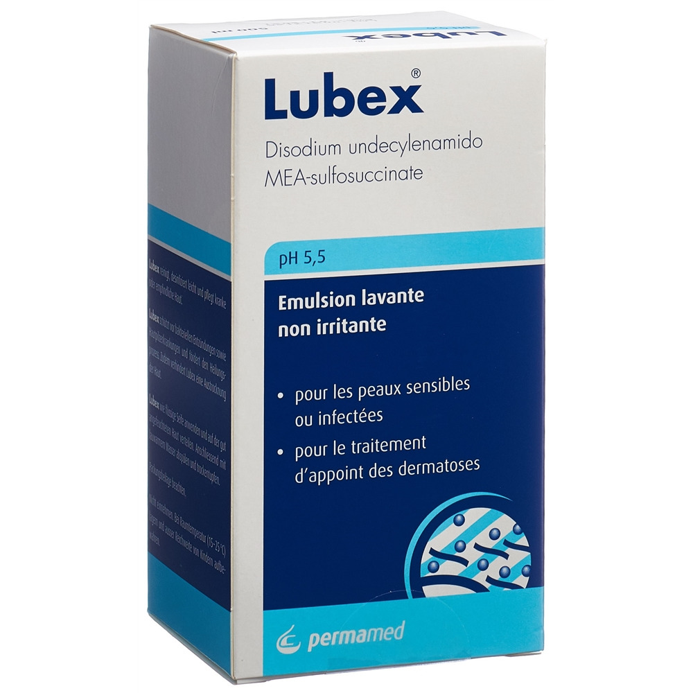 LUBEX émulsion lavante pH 5.5 dist 500 ml