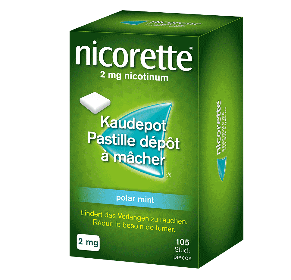 NICORETTE Original past dépôt mâcher 2 mg 105 pce