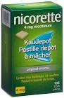 NICORETTE Original past dépôt mâcher 4 mg 105 pce