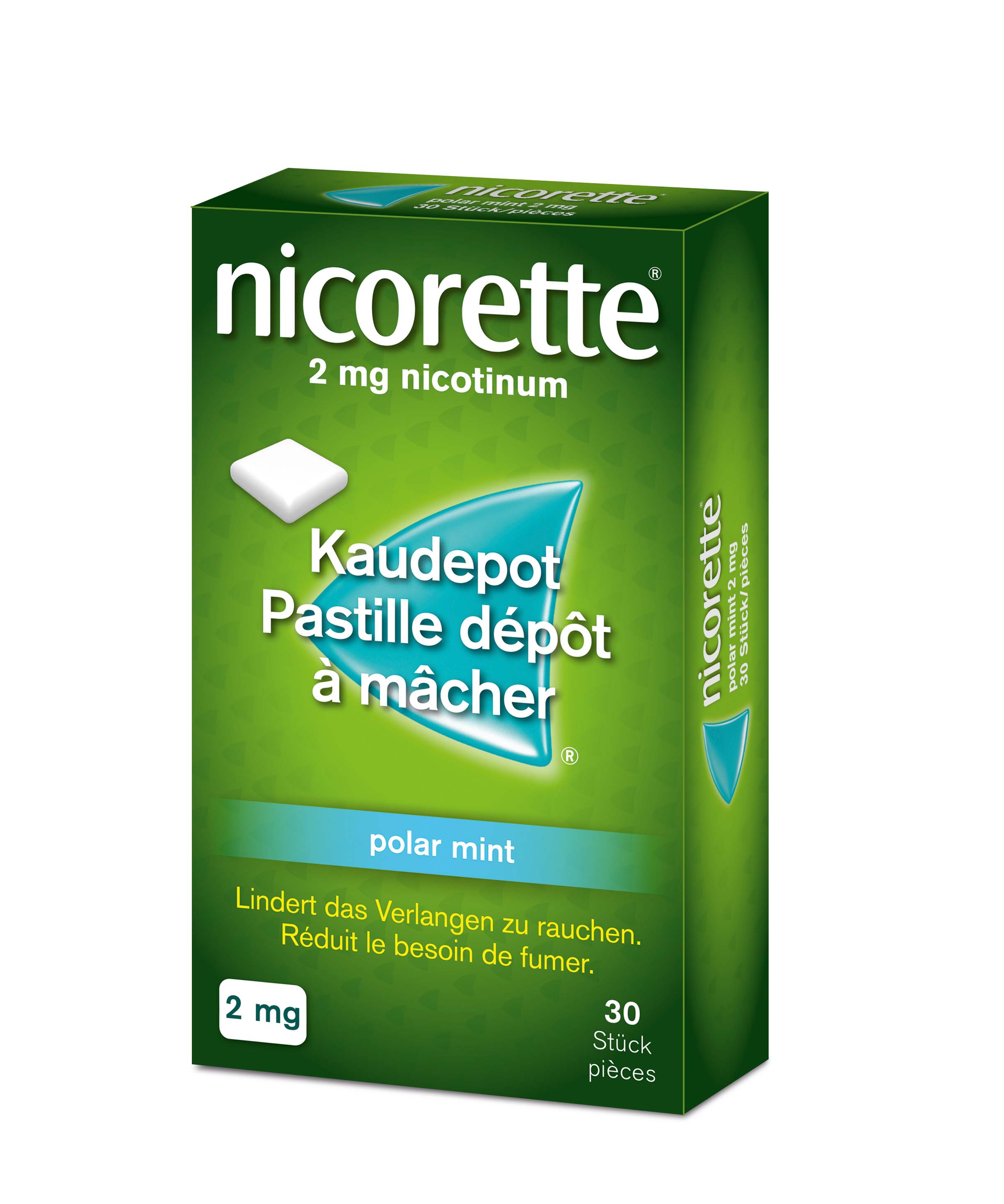 NICORETTE Polar Mint pastill dép mâch 2 mg 30 pce