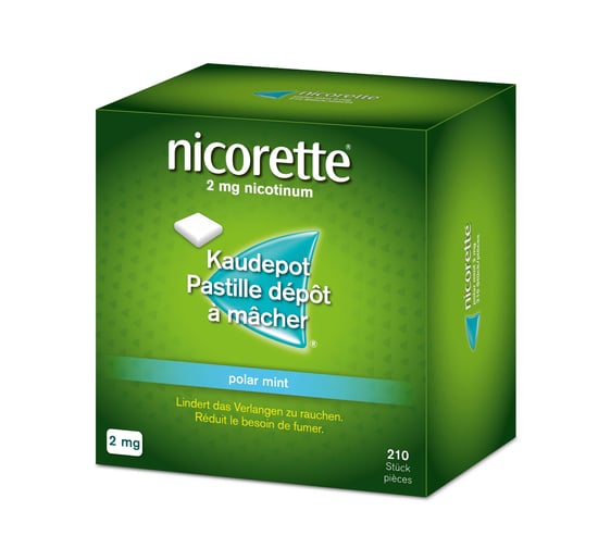 NICORETTE Polar Mint pastill dép mâch 2 mg 210 pce