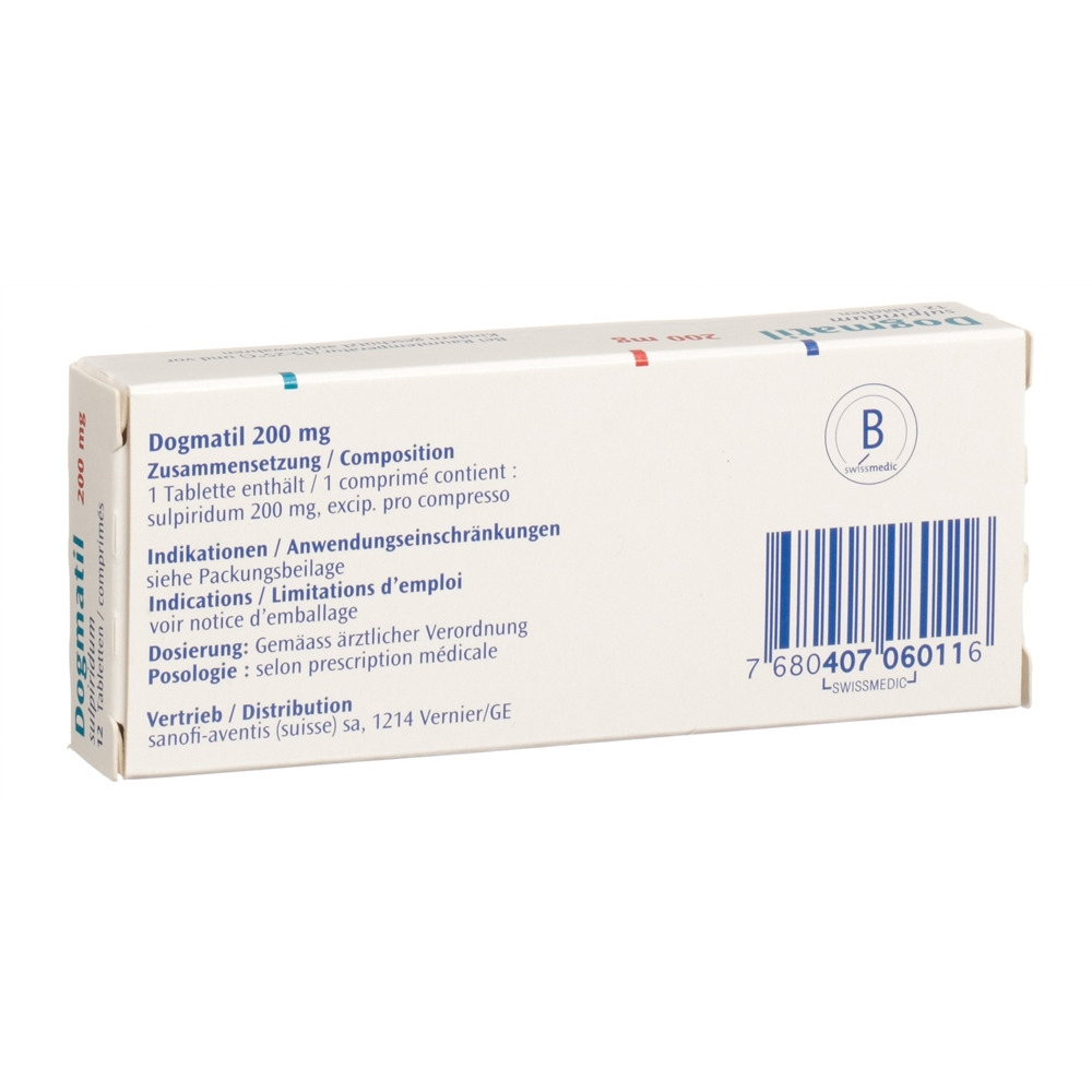 DOGMATIL cpr 200 mg 12 pce