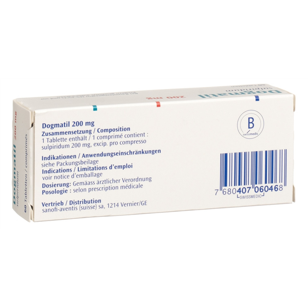 DOGMATIL cpr 200 mg 60 pce