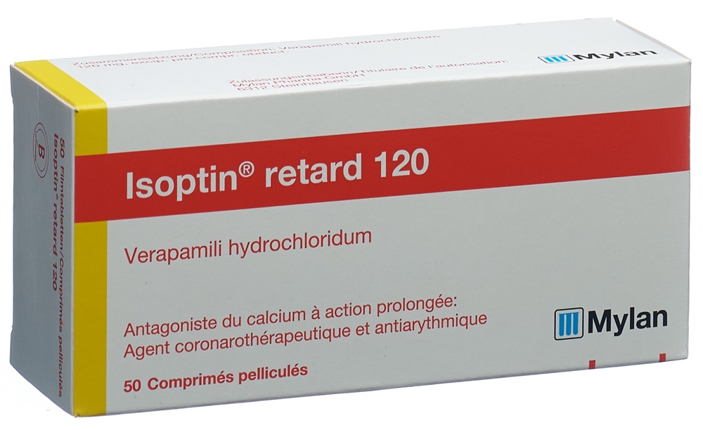 ISOPTIN retard cpr pell ret 120 mg 50 pce