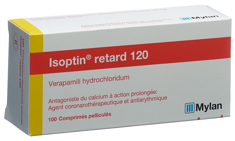 ISOPTIN retard cpr pell ret 120 mg 100 pce