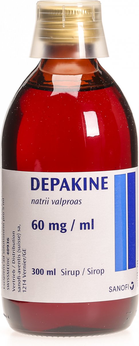 DEPAKINE sirop 60 mg/ml fl 300 ml
