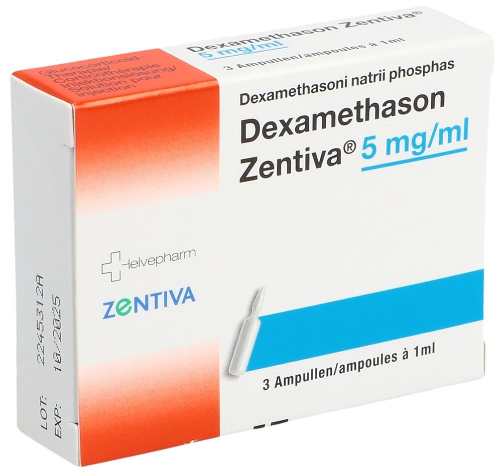 Dexamethason Zentiva 5 mg, Injektionslösung
