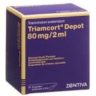 TRIAMCORT Dépôt susp crist 80 mg/2ml 25 amp 2 ml