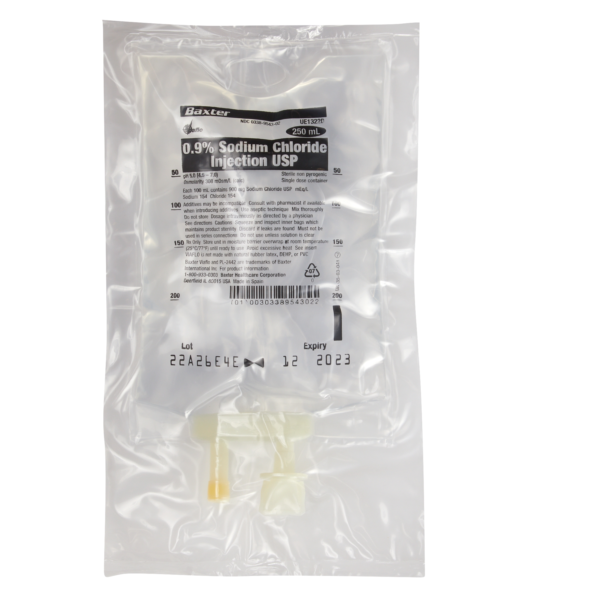 NACL Baxter sol perf 0.9 % 100ml Viaflo 50 pce
