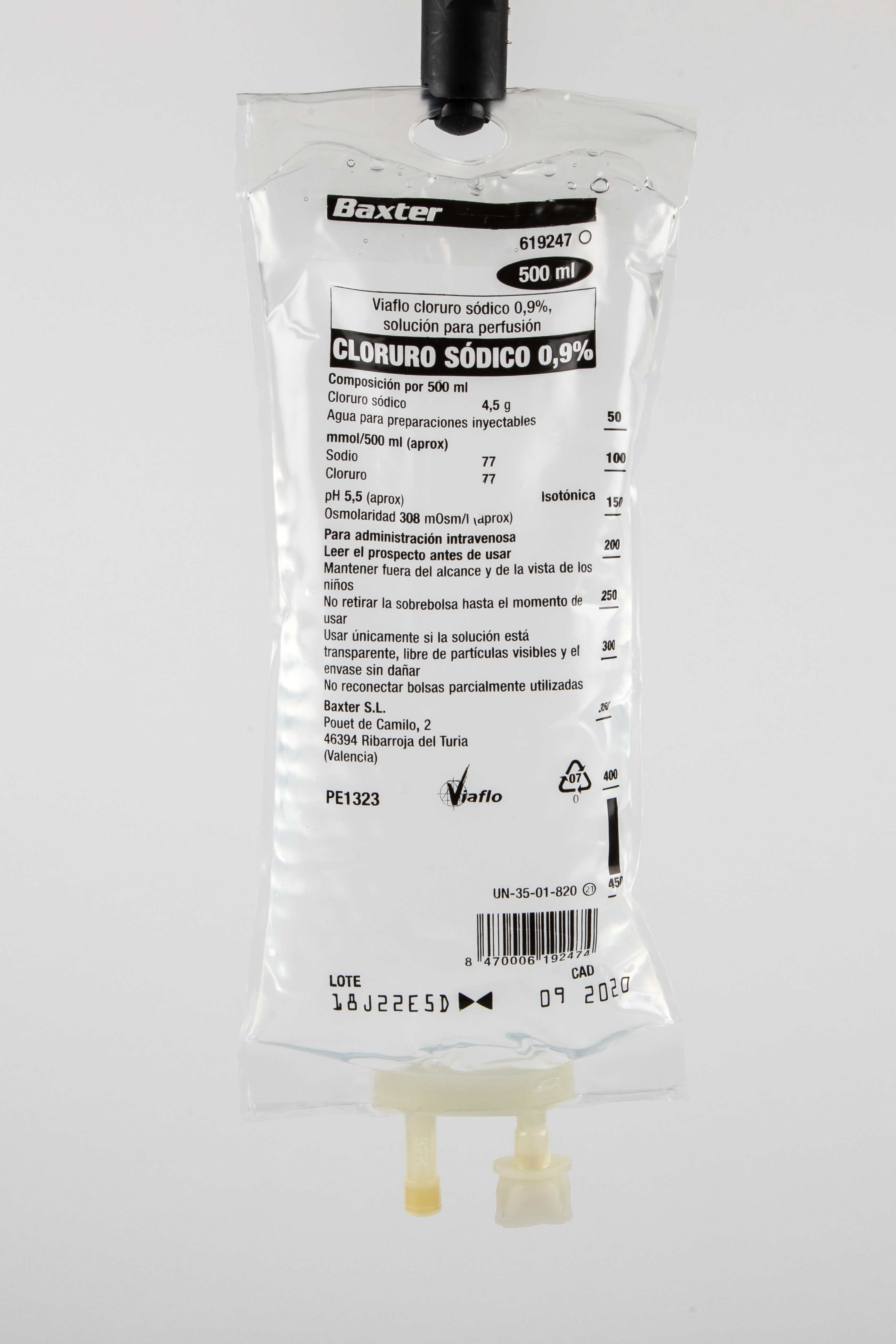 NACL Baxter sol perf 0.9 % 250ml Viaflo 30 pce