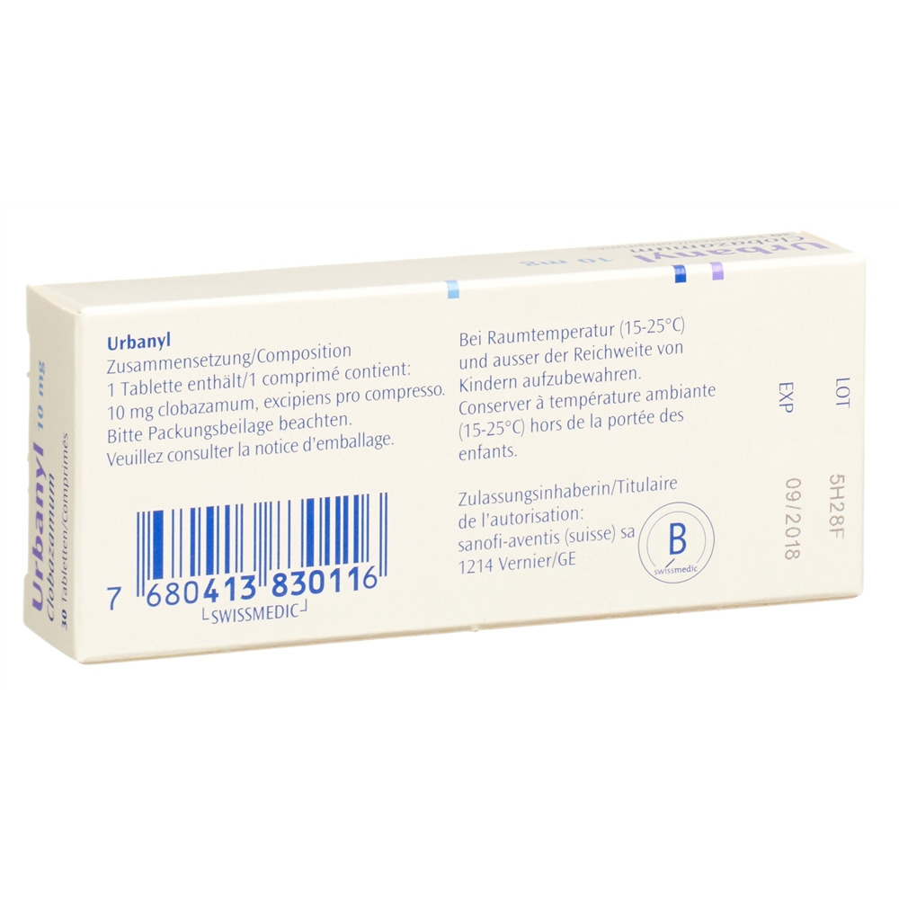 URBANYL cpr 10 mg 30 pce