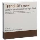 TRANDATE sol inj 100 mg/20ml 5 amp 20 ml